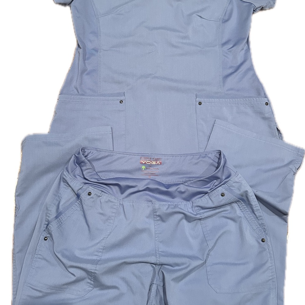 Women's Light Blue Scrub Set